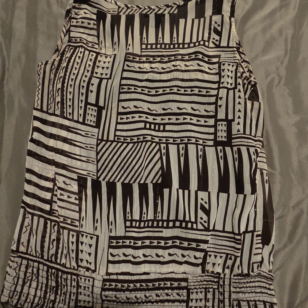 BCX-Brown and White Patterned Women's Skirt - Picture 7 of 8